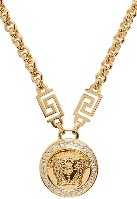 versace medusa anhänger gold|Versace: Gold Medusa Necklace .